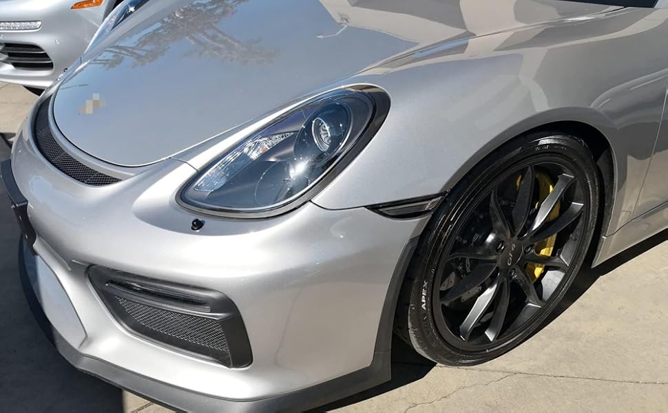 Amazon.com: iJDMTOY GT RS Style Raised 3D Smoked Lens Amber