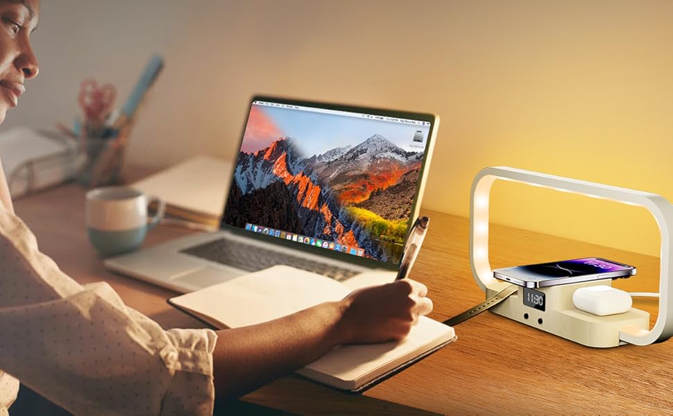 The bedside lamp is particularly suitable for night use.