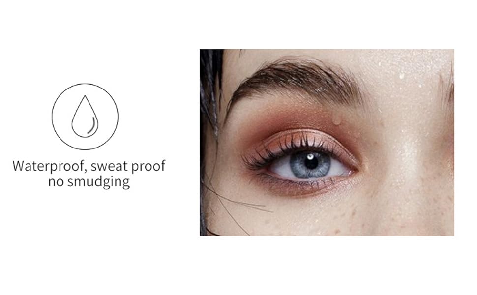 sweat proof no smudging
