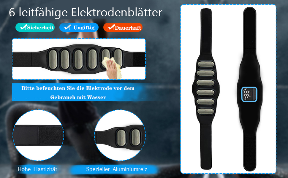 6 Aluminiumelektrodenstücke