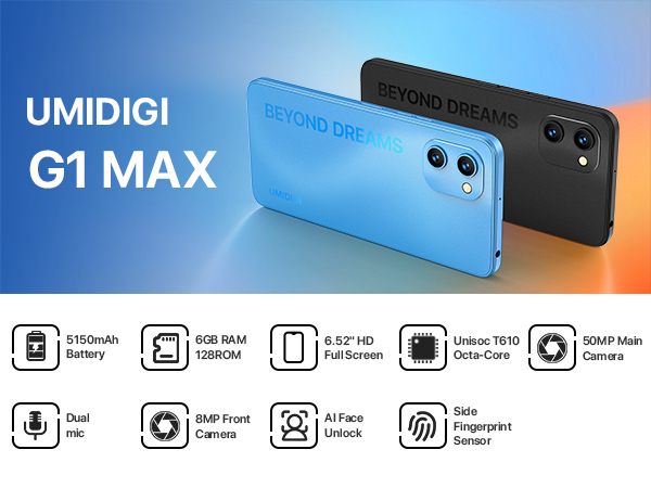 ANDROID - G1 Max UMIDIGI スマホ 128GB メモリ6GB MP18 UMIDIGI G1 Max【スペック】価格や発売日 | スマホBANK