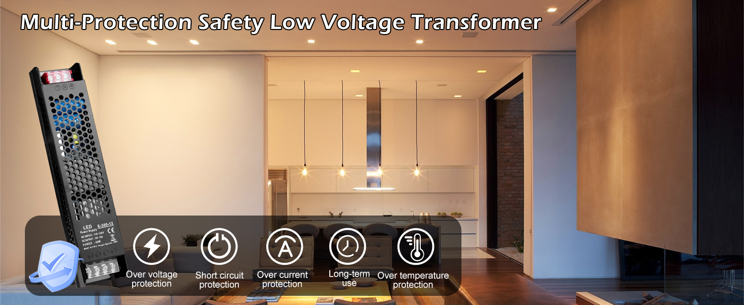 Multi-Protection Safety Low Voltage Transformer