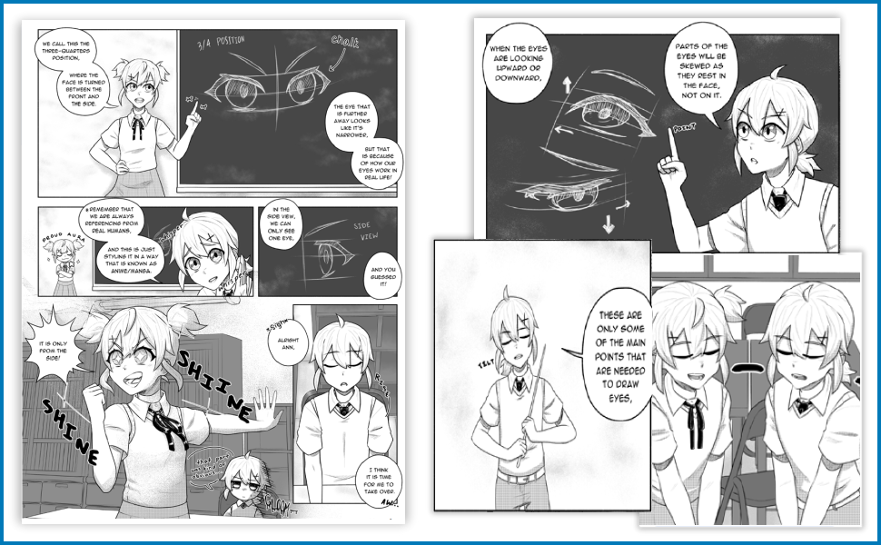 lots of anime drawings to learn from