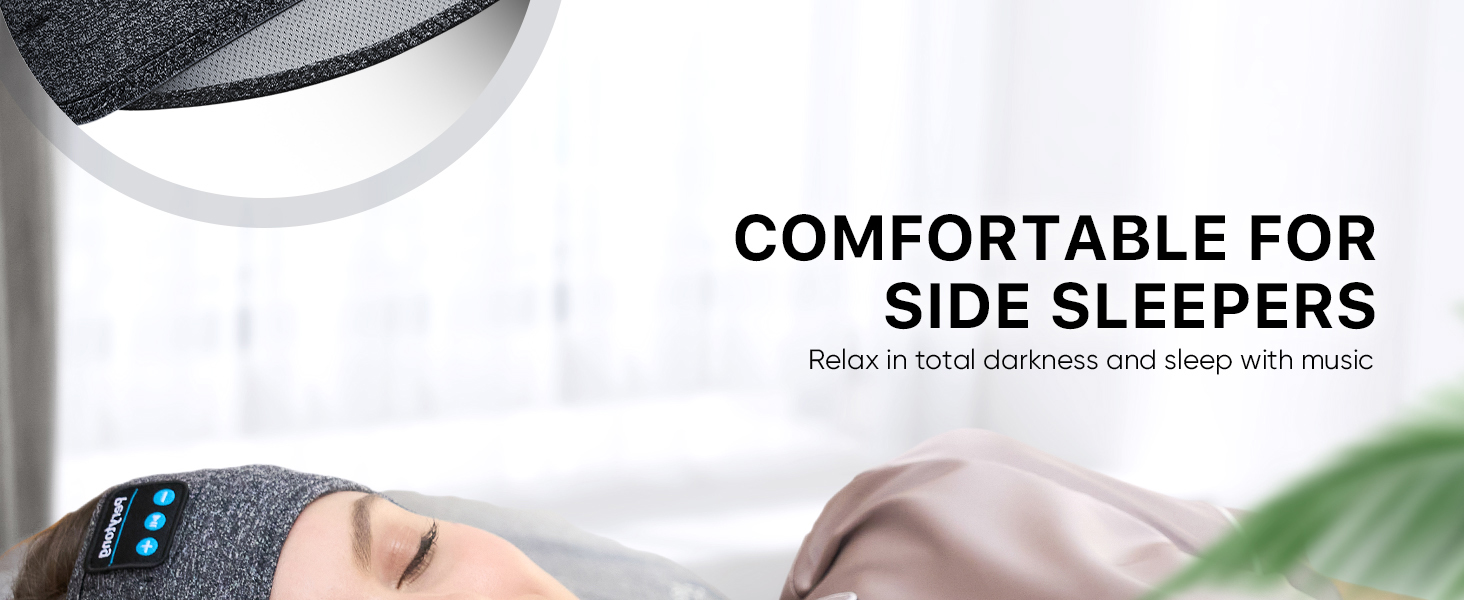 sleep mask with bluetooth headphones