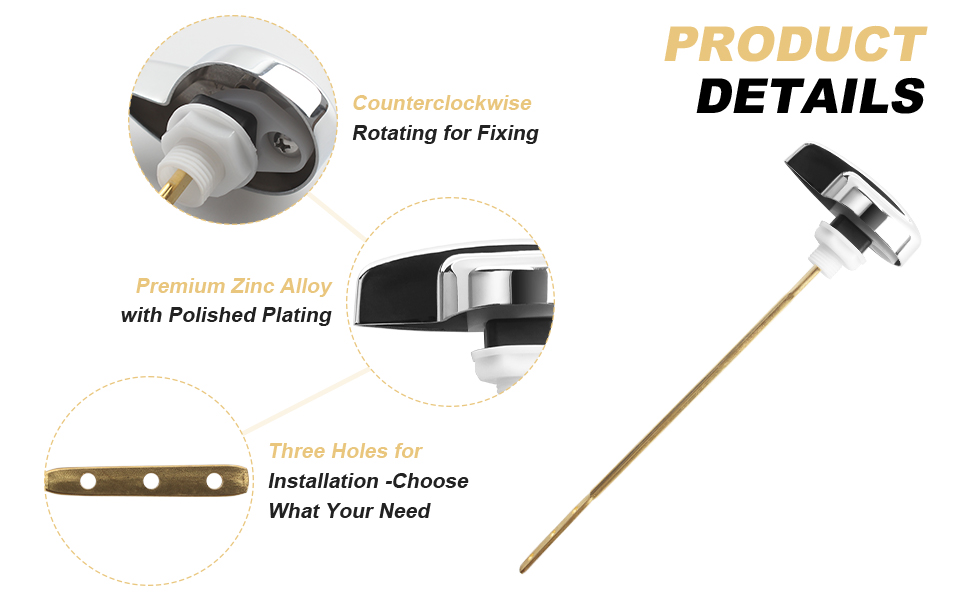 TOTO  6700 LEDBarz TOTO Toilet Handle Replacement Parts, Toilet Tank