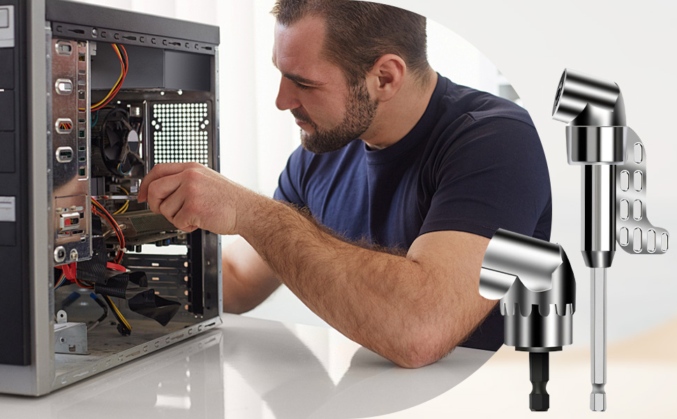 带多功能弯头螺丝刀头的角形工具螺丝座