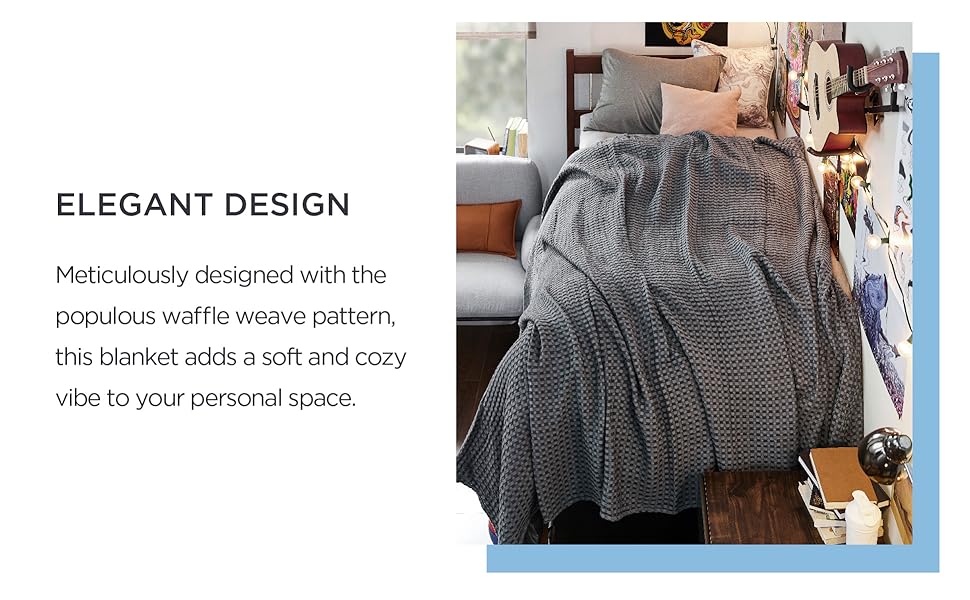 Bedsure Bamboo Blanket Queen Size Scottish Grey Summer