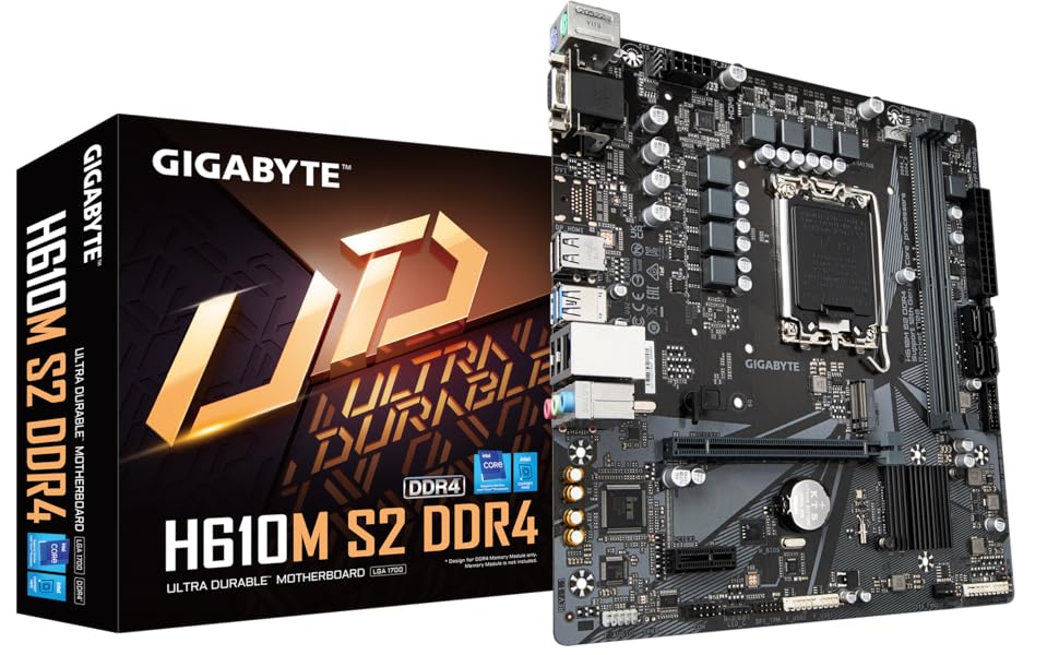 Amazon | GIGABYTE H610M S2 DDR4/A マザーボード Micro-ATX