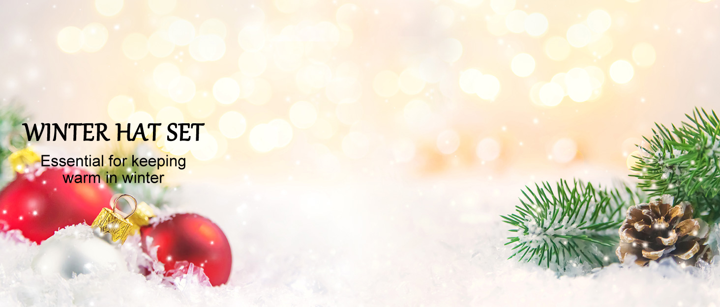 3Pcs Winter Beanie Hat 