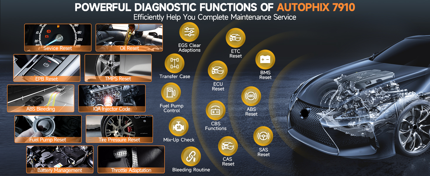 AUTOPHIX 7910 Enhanced Full Systems Diagnostic Scan Tool Compatible