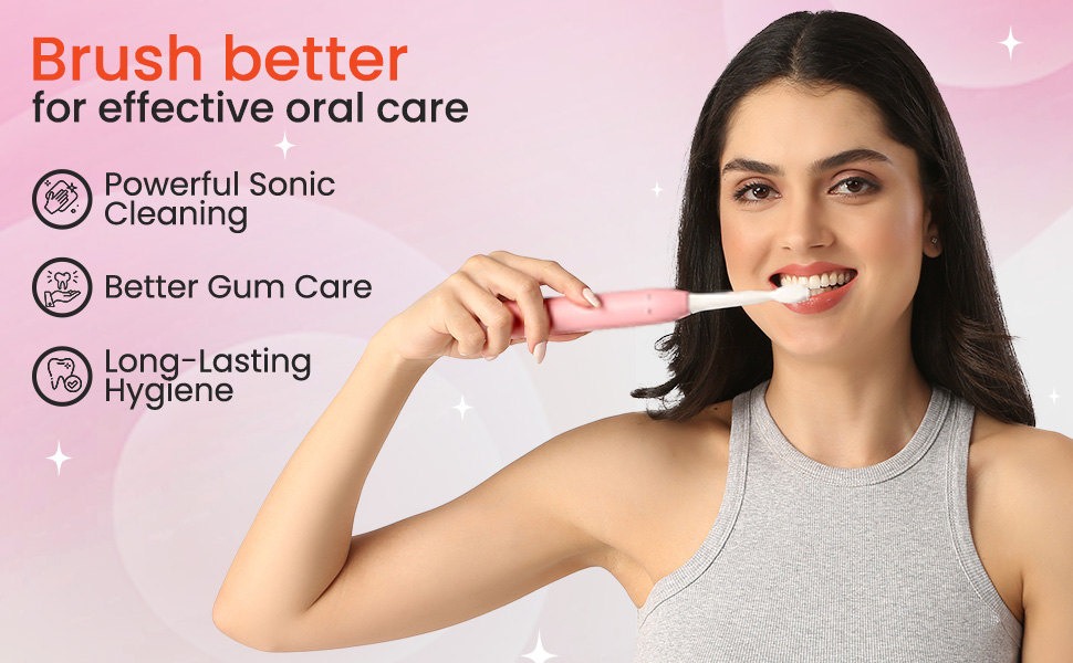  Smart Electric Toothbrush for Men & Women Oral Care