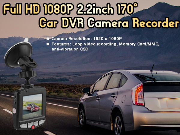 Amazon.com: Car Driving Recorder, 1080P Full Dash Cam