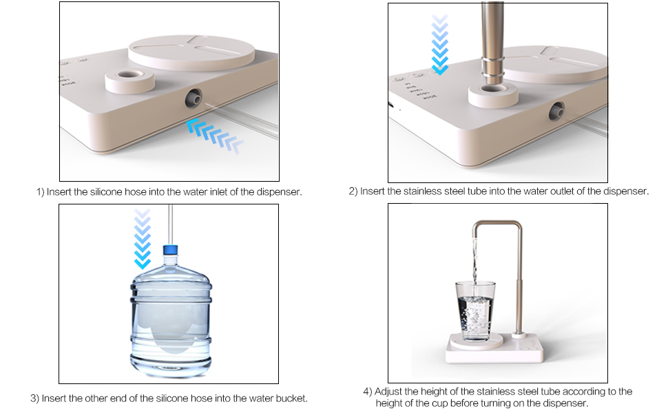 Desktop Water Dispenser 5 Gallon Mini Countertop Water
