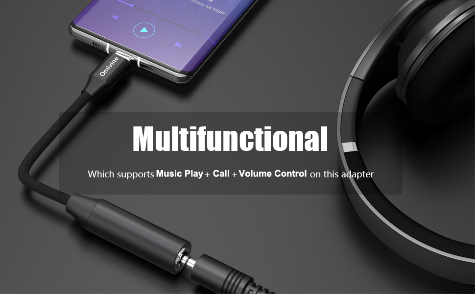 USB C to 3.5mm Jack 2 Pack, USB Type C to Headphone Jack Adapter, 3.5mm