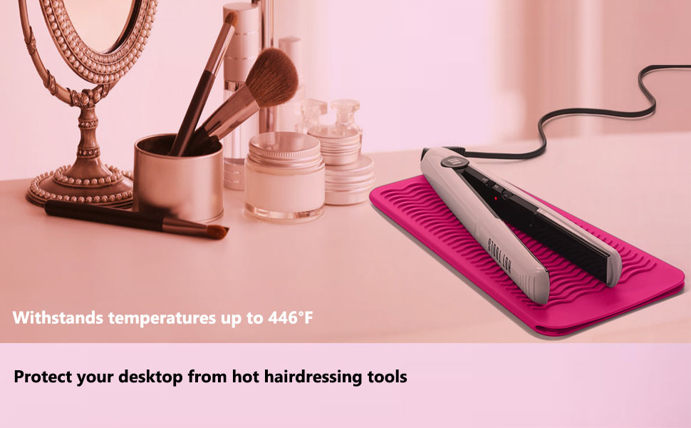 heat protection bag heat proof mat for curling tongs