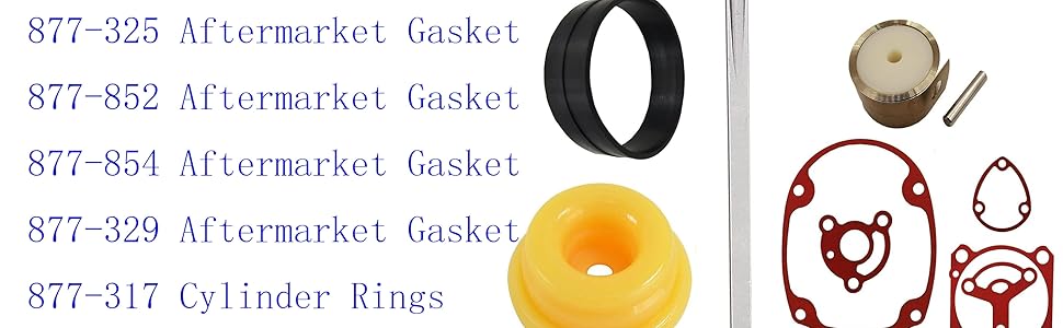 877-323 Tools Parts Gasket Kit Bumper, Ribbon Spring, O-Ring