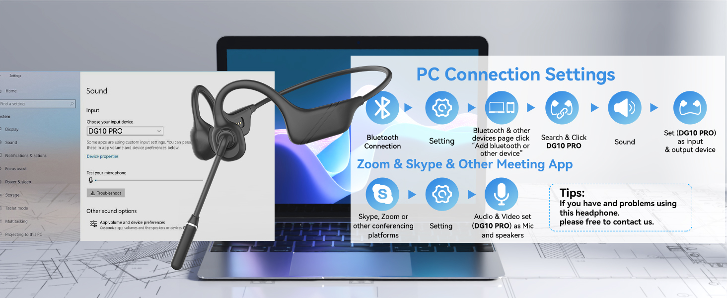 open ear headset