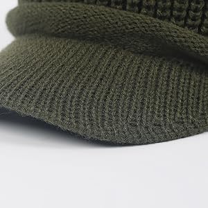 帽子 GREEN CLOTHING WOOL HAT LIGHT GREY VTG 90's Wool Otto Cap Gray hat Strap back adjustment rare
