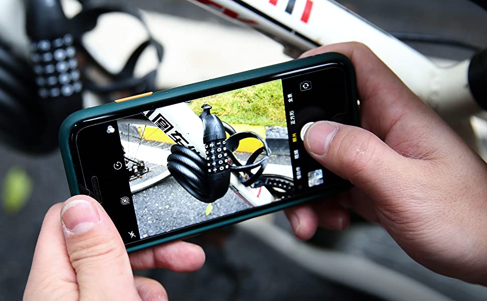 Bike Lock Cable Bicycle Lock Cycle Lock High Security Combination