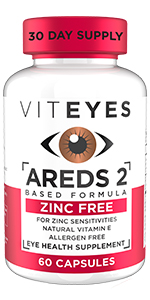 Comparison AREDS 2 Zinc Free