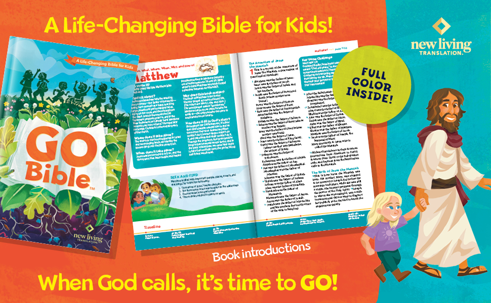 NLT Go Bible for Kids (Hardcover) A LifeChanging Bible for Kids