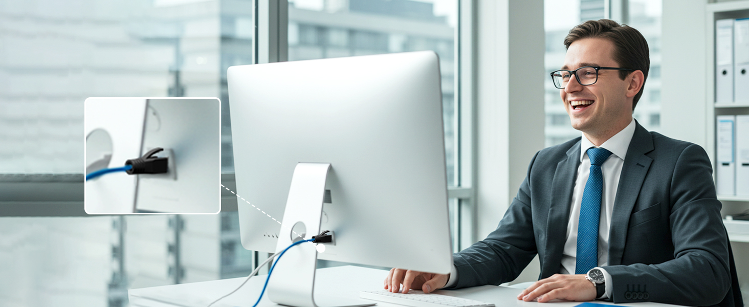 VCELINK Cat6A RJ45 Connector Shielded Non-Pass Through 25-Pack