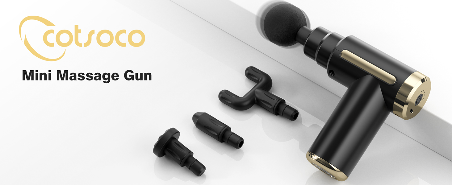cotsoco mini massage gun for deep tissue muscle relief