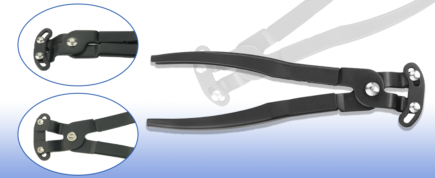 Mejiao Offset Boot Clamp Plier, CV Joint Boot Clamp Pliers, Replacement