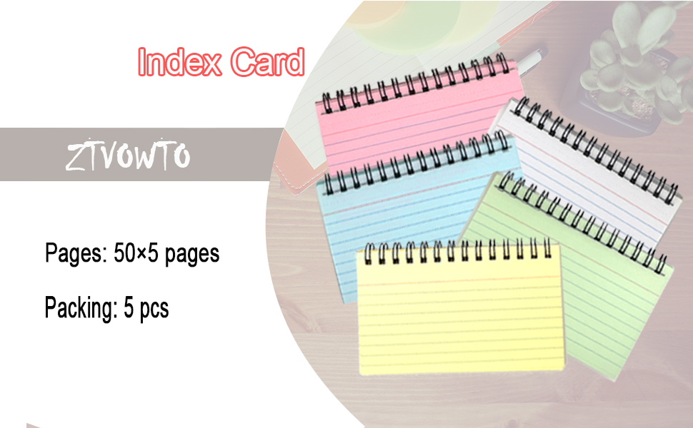 5 Packs Index Cards Record Cards Study Cards For Revision