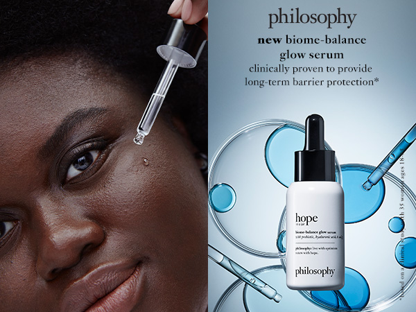 philosophy new biome balance glow serum