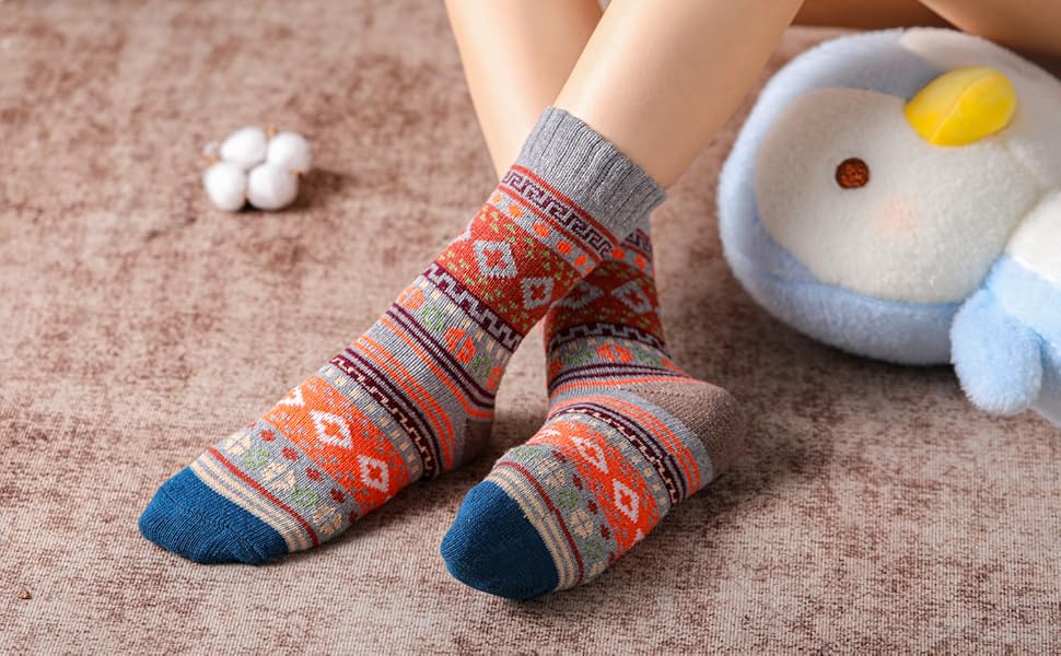 wool socks for women winter