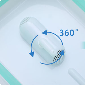 Electric Sitz Bath for Hemorrhoids Treatment and Postpartum Care, Hip Bath over The Toilet Seat
