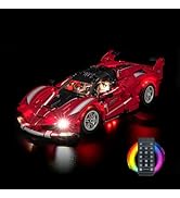 BRICKSHINING LED Lighting Compatible with Lego 42212 Ferrari FXX K Model Car - JUST Lights,RC Lig...