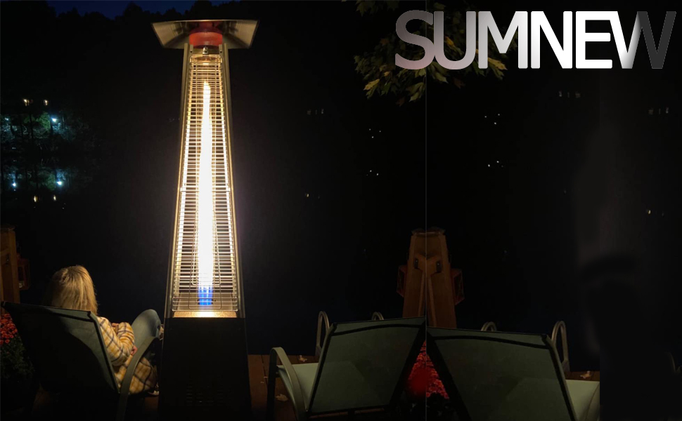 Patio Heater Glass Tube Replacement, 49.5 x 4" Patio Heater