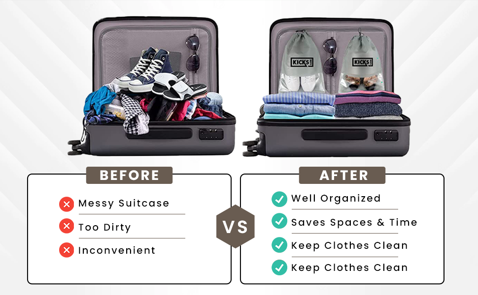 shoe bag sneaker care product kit pouches cover organiser