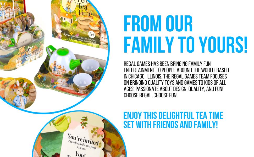 Peter’s Tea Time - Kids’ Tea Party Set