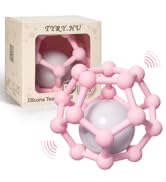 baby Rattle teether toys silicone teething gel ball sensory grasping activity teether chew toy