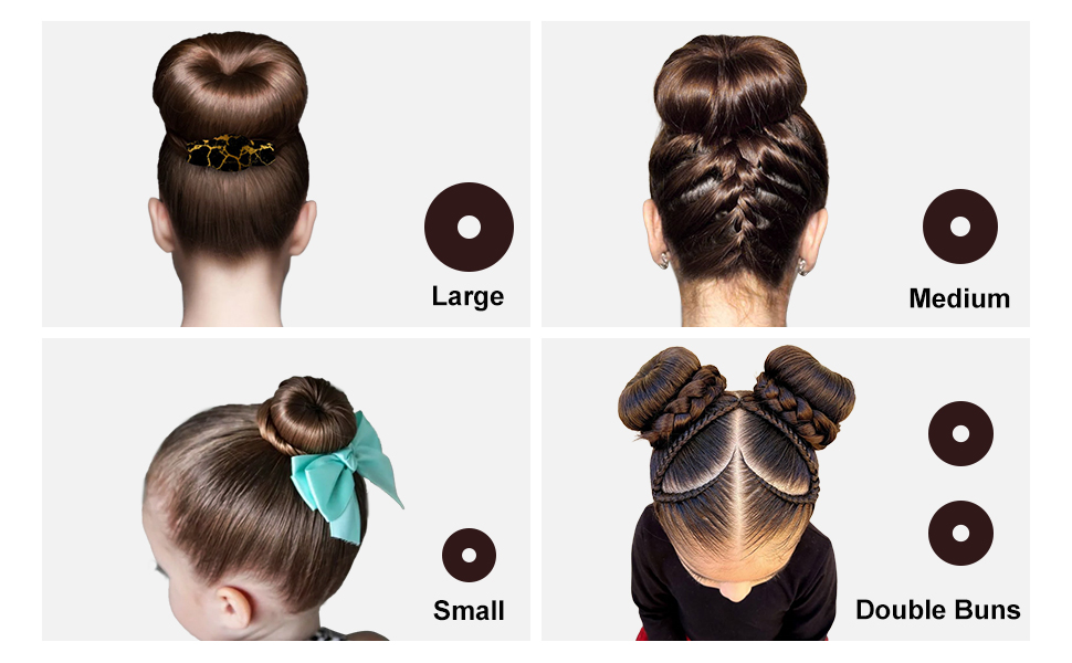 Ring Style Bun Maker for Hair Set 