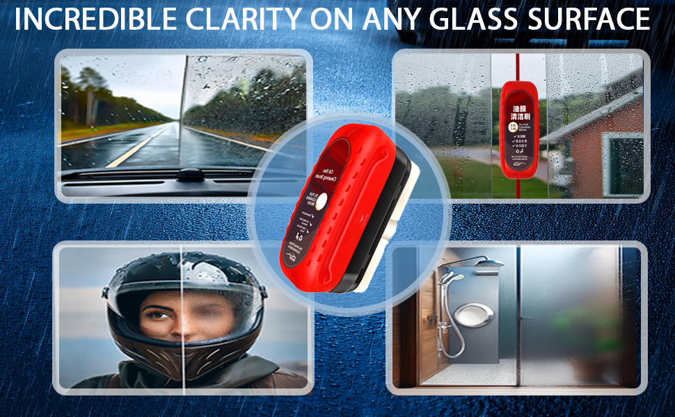  our car glass oil film cleaner makes it easy to hold and clean those difficult to reach corners
