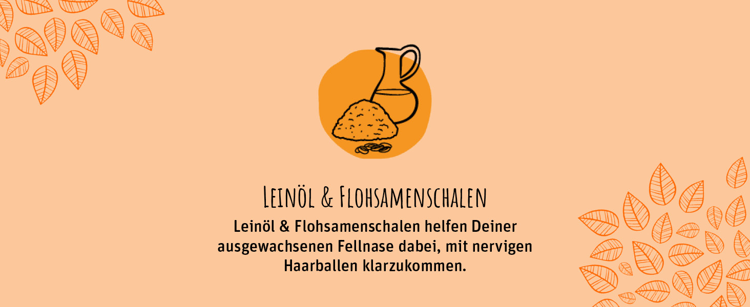 Green Petfood FairCat Happy Leinöl & Flohsamenschalen