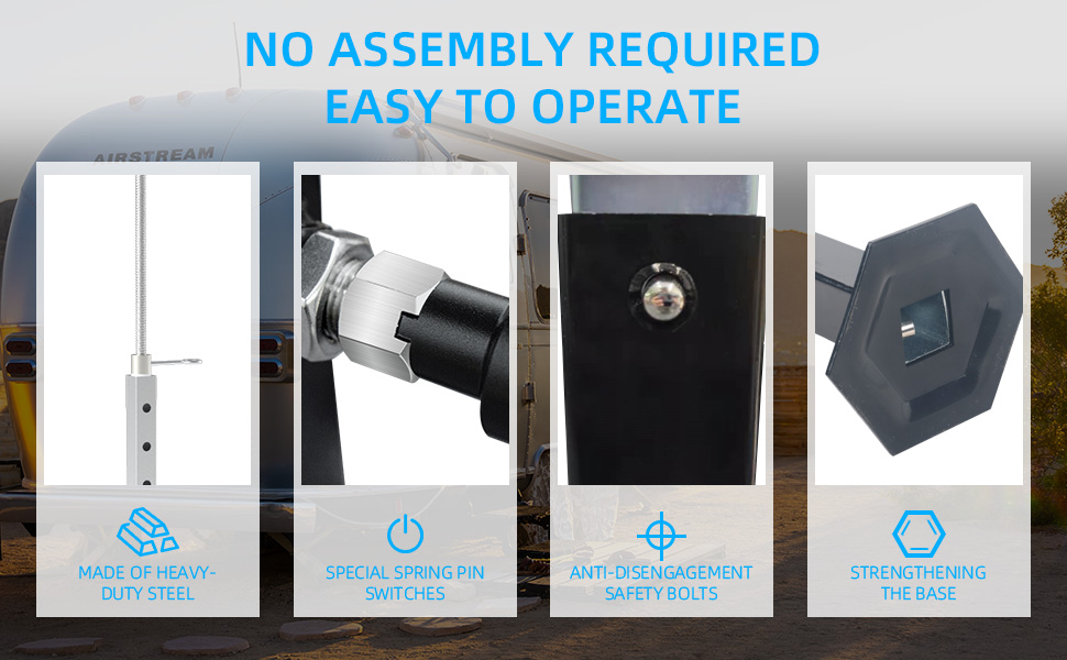 MAHLER GATES 2023 New Heavy Duty RV Slide Out Supports Stabilizer Jacks