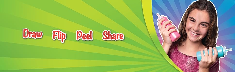 draw flip peel share