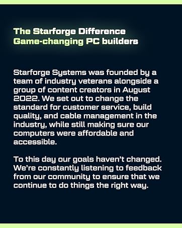 The Starforge Difference