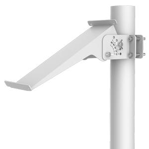 Adjustable pole mounting brackets