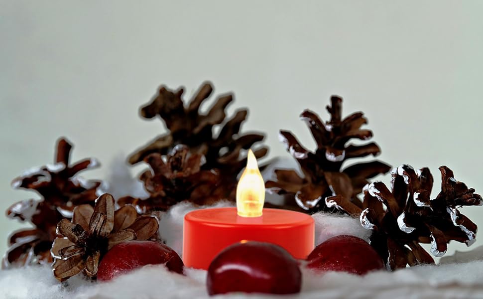 Tea Light, 24Pack Flameless LED Tea Lights Candles