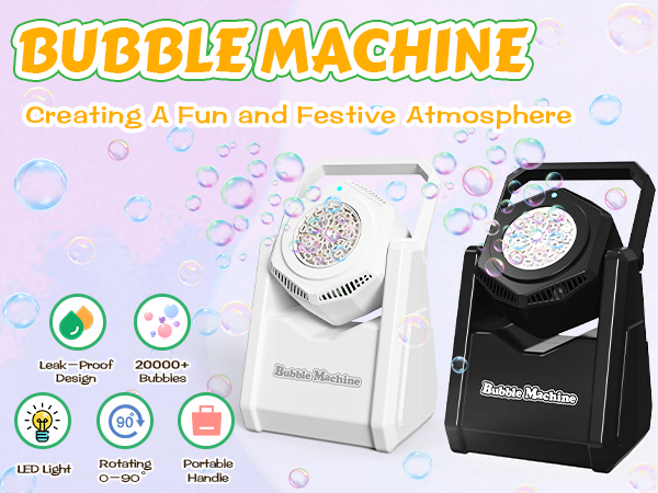 Amazon.com: Bubble Machine, Bubble Blower for Party 90