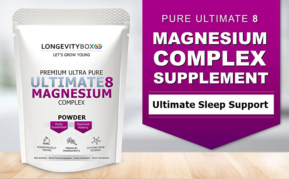 Magnesium for Sleep 60,000mg Complex with 8 Types of Magnesium