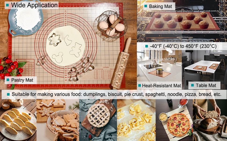 silicon mat for baking sheet