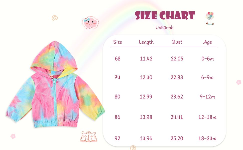 rainbow print hooded coat