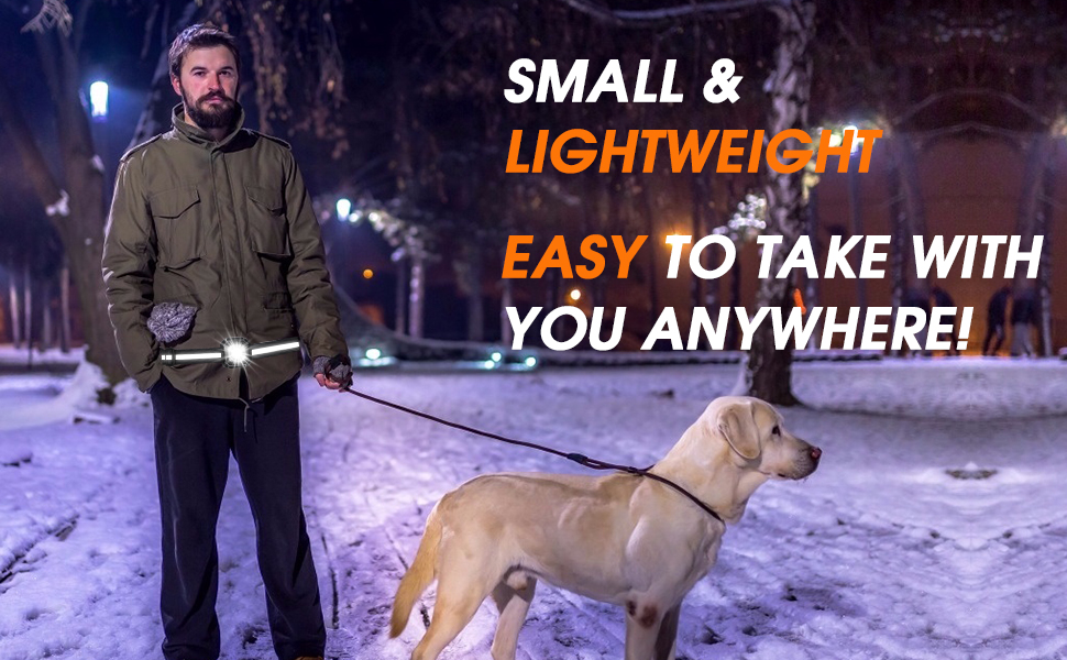 Біжне світло, нагрудний акумуляторний USB-ліхтар